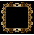 golden frame vector image