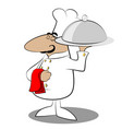 funny chef cook vector image vector image