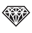 diamond vector image