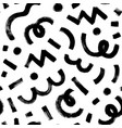 organic grunge bold shapes curved lines and dots vector image vector image