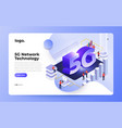 concept 5g network technology vector image