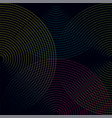 multicolored lines concentric colorful vector image