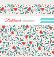 bellflower floral element wedding design vector image