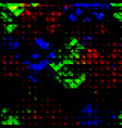 bright abstract background of overlapping squares vector image