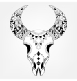 entangle animal skull vector image