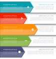 modern arrow infographics elements vector image
