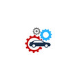 automotive fix and repair logo icon design vector image
