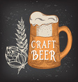 beer restaurant cafe menu template design vector image