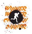 silhouette of a running soldier pubg player vector image vector image