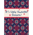 ugly sweater party vector image