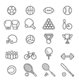 set of sport icons vector image