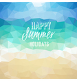 summer holidays background vector image vector image
