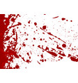 abstract splatter red color background vector image vector image