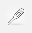 medical digital thermometer concept outline vector image
