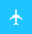 plane icon vector image vector image