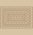persian colored carpet vector image