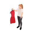clothes shop vector image vector image