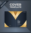 flyer brochure design template cover business vector image vector image