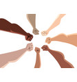 unity people on white vector image vector image