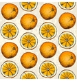 orange geometric background vector image vector image