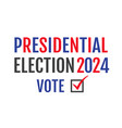 banner for 2024 presidential election in usa vector image vector image