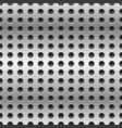 punched metal seamless pattern background vector image