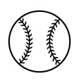 baseball cartoon design vector image