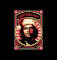 merry christmas lavidad vector image vector image