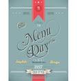 old style vintage menu of the day background vector image vector image