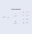 modern infographic template vector image