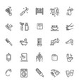 restroom bathroom icon set vector image vector image