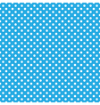 seamless blue polka dot vector image vector image