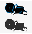 concrete cutter vector image