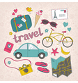 travel vector image