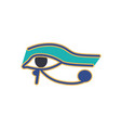 eye of horus or wadjet ancient egyptian vector image