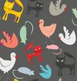 cartoon animals vector image