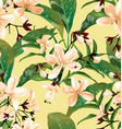 floral seamless pattern vector image vector image