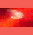 hexagonal polygonal abstract background colorful vector image