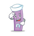 sailor ruler character cartoon design vector image