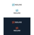 n letter logo vector image