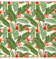 seamless pattern tropical palm leaves background vector image vector image