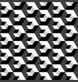 seamless geometric pattern monochrome vector image vector image