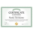 certificate template vector image vector image