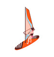 summer water sport icon vector image