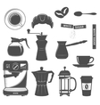 coffee icon set vector image