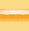 beer foam background lager light bitter vector image