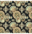 hand drawing ornate seamless flower paisley design vector image