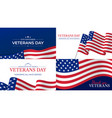 veterans day happy day celebration vector image