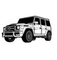 mercedes g-class brabuscdr vector image