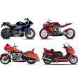 motorcycles vector image vector image